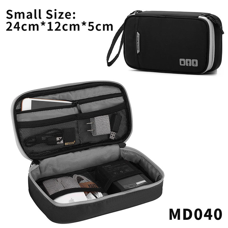 Compact Travel Tech Organizer