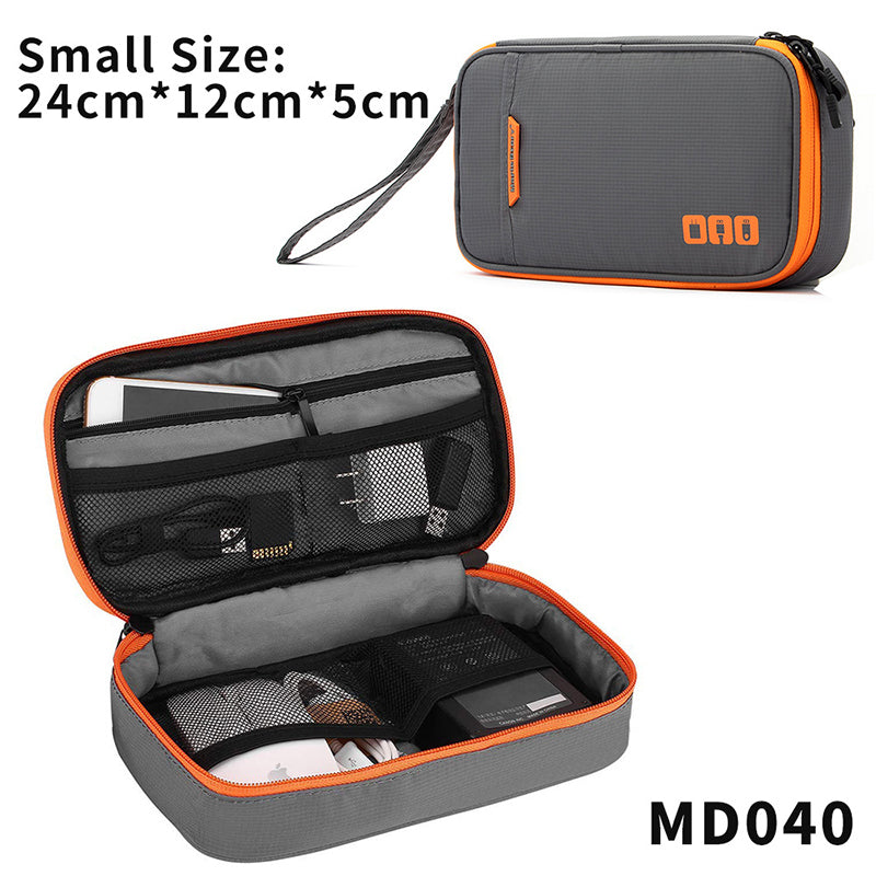 Compact Travel Tech Organizer