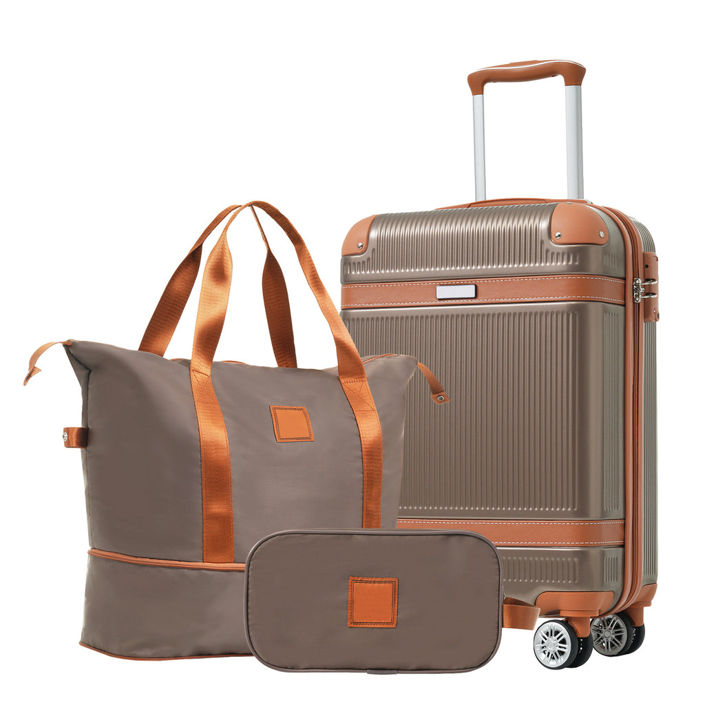 TravLuma 3-Piece Hardshell Luggage Set