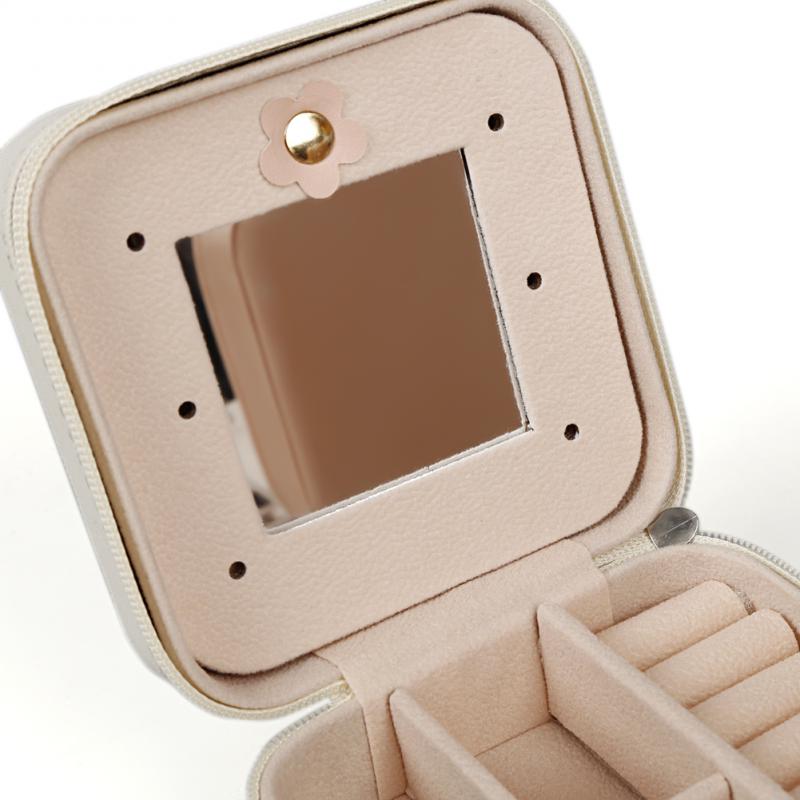 TravLuma Portable Travel Jewelry Case with Mirror