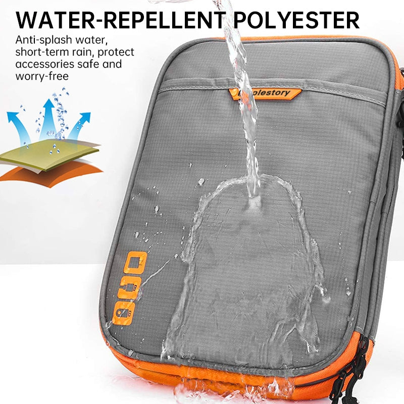 Compact Travel Tech Organizer