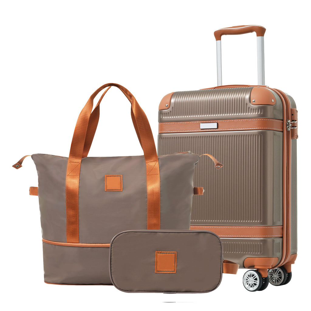 TravLuma 3-Piece Hardshell Luggage Set