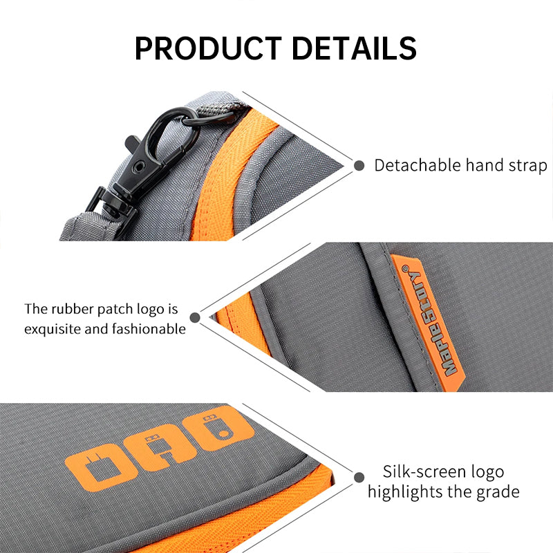 Compact Travel Tech Organizer