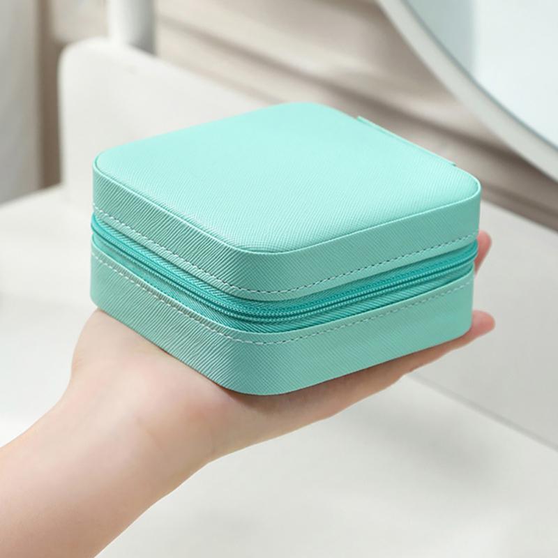 TravLuma Portable Travel Jewelry Case with Mirror